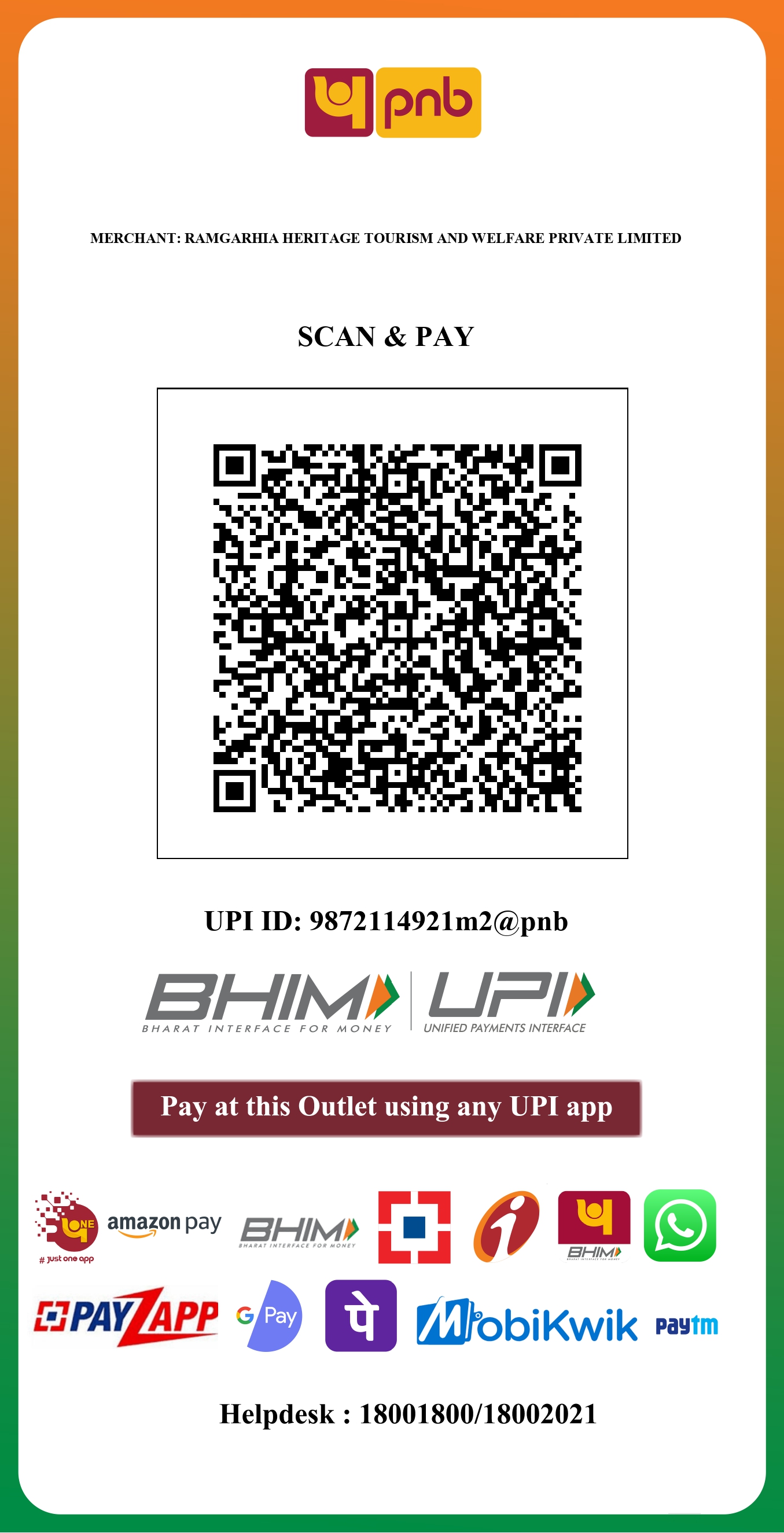 Payment QR Code
